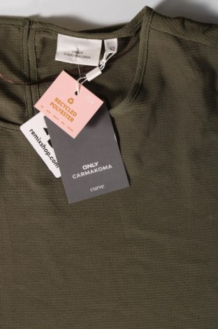 Дамска блуза ONLY Carmakoma, Размер L, Цвят Зелен, Цена 13,80 лв.