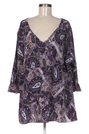 Γυναικεία μπλούζα Okay, Μέγεθος 5XL, Χρώμα Πολύχρωμο, Τιμή 5,77 €