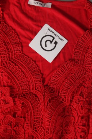 Дамска блуза Orsay, Размер XS, Цвят Червен, Цена 6,66 лв.