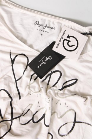 Damen Shirt Pepe Jeans, Größe M, Farbe Weiß, Preis 8,35 €