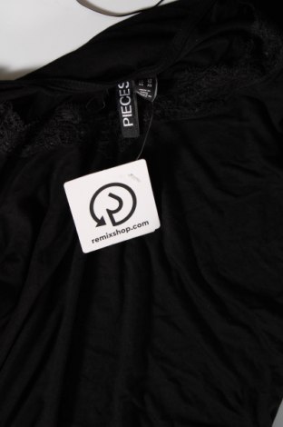 Γυναικεία μπλούζα Pieces, Μέγεθος XS, Χρώμα Μαύρο, Τιμή 6,88 €