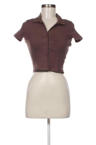 Γυναικεία μπλούζα Pull&Bear, Μέγεθος L, Χρώμα Καφέ, Τιμή 6,71 €