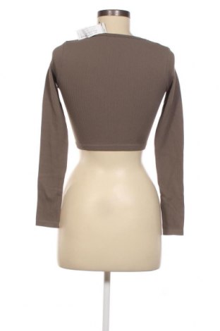 Γυναικεία μπλούζα Pull&Bear, Μέγεθος XS, Χρώμα Καφέ, Τιμή 5,43 €