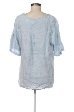 Γυναικεία μπλούζα Puro Lino, Μέγεθος L, Χρώμα Μπλέ, Τιμή 17,00 €