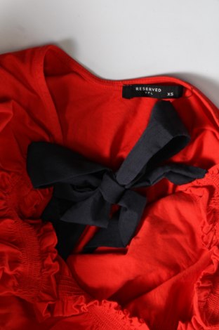 Bluză de femei Reserved, Mărime XS, Culoare Roșu, Preț 23,94 Lei