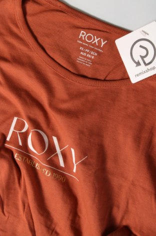 Γυναικεία μπλούζα Roxy, Μέγεθος XS, Χρώμα Καφέ, Τιμή 13,89 €