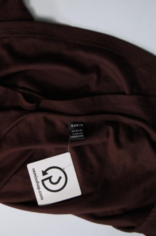 Дамска блуза SHEIN, Размер L, Цвят Кафяв, Цена 6,08 лв.