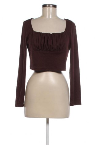 Дамска блуза SHEIN, Размер L, Цвят Кафяв, Цена 6,65 лв.
