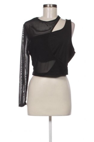 Дамска блуза SHEIN, Размер XL, Цвят Черен, Цена 10,26 лв.