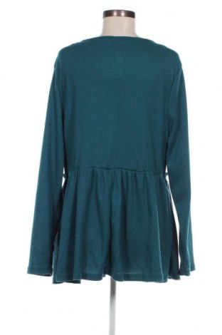 Дамска блуза SHEIN, Размер 4XL, Цвят Зелен, Цена 10,26 лв.