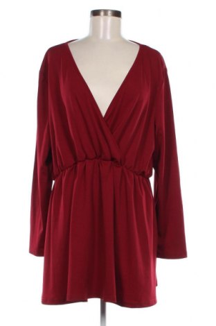 Дамска блуза SHEIN, Размер XXL, Цвят Червен, Цена 19,00 лв.