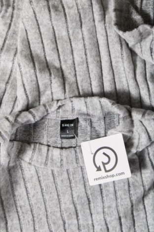 Γυναικεία μπλούζα SHEIN, Μέγεθος L, Χρώμα Γκρί, Τιμή 1,76 €