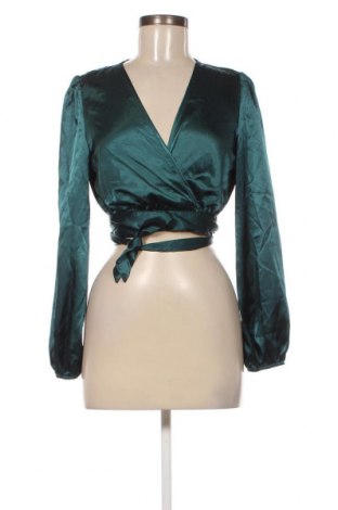 Дамска блуза SHEIN, Размер S, Цвят Зелен, Цена 10,56 лв.