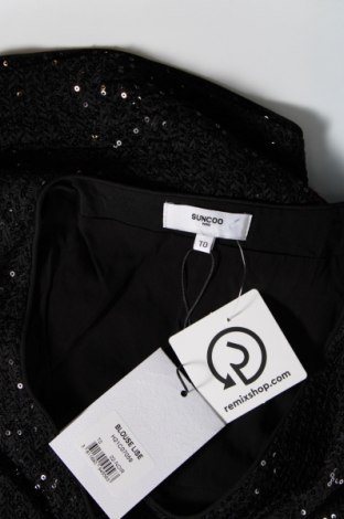 Дамска блуза SUNCOO, Размер XS, Цвят Черен, Цена 16,20 лв.