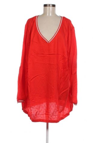 Дамска блуза Sheego, Размер 5XL, Цвят Червен, Цена 43,89 лв.