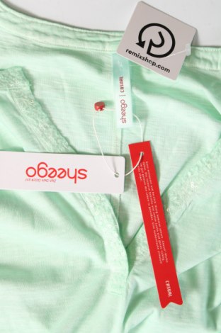 Дамска блуза Sheego, Размер 3XL, Цвят Зелен, Цена 62,37 лв.