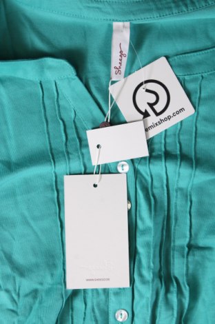 Γυναικεία μπλούζα Sheego, Μέγεθος 3XL, Χρώμα Πράσινο, Τιμή 33,74 €