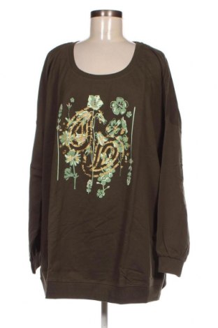 Γυναικεία μπλούζα Sheego, Μέγεθος 4XL, Χρώμα Πράσινο, Τιμή 19,85 €
