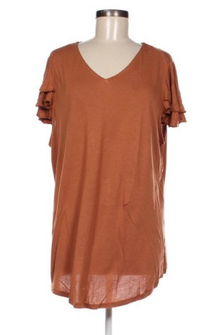 Γυναικεία μπλούζα Sheego, Μέγεθος XXL, Χρώμα Καφέ, Τιμή 21,43 €