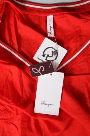 Γυναικεία μπλούζα Sheego, Μέγεθος XXL, Χρώμα Κόκκινο, Τιμή 22,62 €