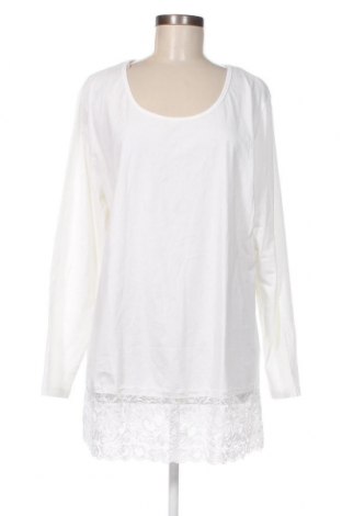 Γυναικεία μπλούζα Sheego, Μέγεθος XXL, Χρώμα Λευκό, Τιμή 10,43 €