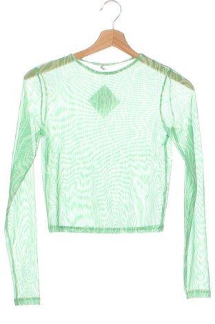 Дамска блуза Sinsay, Размер XS, Цвят Зелен, Цена 6,65 лв.