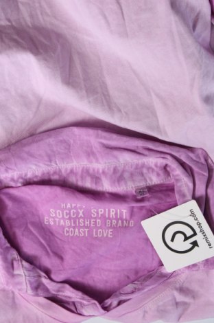 Γυναικεία μπλούζα Soccx, Μέγεθος XL, Χρώμα Βιολετί, Τιμή 27,31 €