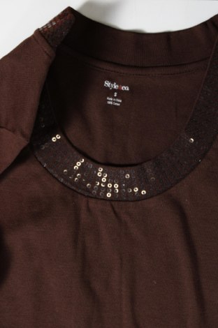 Damen Shirt Style & Co, Größe S, Farbe Braun, Preis 4,00 €