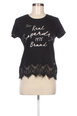 Γυναικεία μπλούζα Superdry, Μέγεθος M, Χρώμα Μαύρο, Τιμή 21,65 €