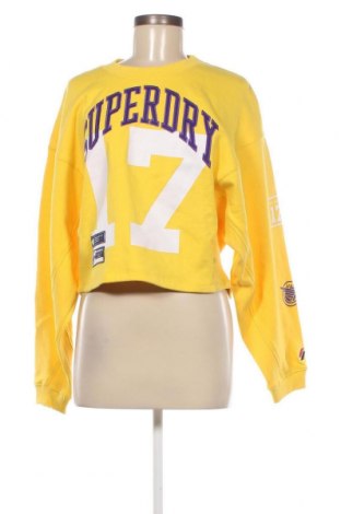 Γυναικεία μπλούζα Superdry, Μέγεθος L, Χρώμα Κίτρινο, Τιμή 28,50 €