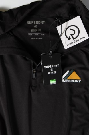 Γυναικεία μπλούζα Superdry, Μέγεθος L, Χρώμα Μαύρο, Τιμή 36,08 €