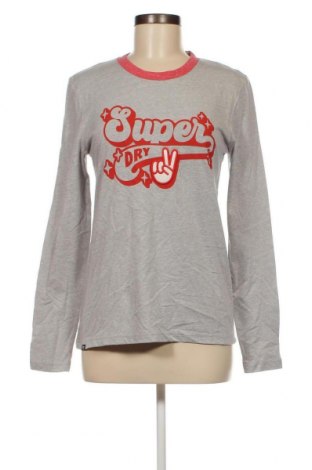 Γυναικεία μπλούζα Superdry, Μέγεθος M, Χρώμα Γκρί, Τιμή 29,22 €