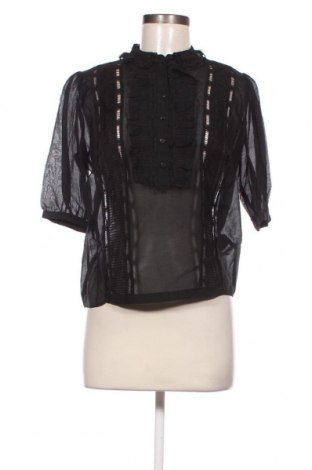 Γυναικεία μπλούζα The Kooples, Μέγεθος S, Χρώμα Μαύρο, Τιμή 56,66 €
