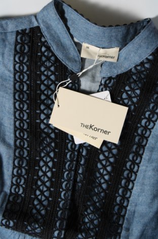 Дамска блуза The Korner, Размер S, Цвят Син, Цена 11,55 лв.