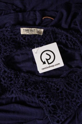 Γυναικεία μπλούζα Timeout, Μέγεθος M, Χρώμα Μπλέ, Τιμή 8,86 €