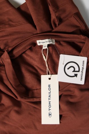 Γυναικεία μπλούζα Tom Tailor, Μέγεθος XS, Χρώμα Καφέ, Τιμή 13,89 €