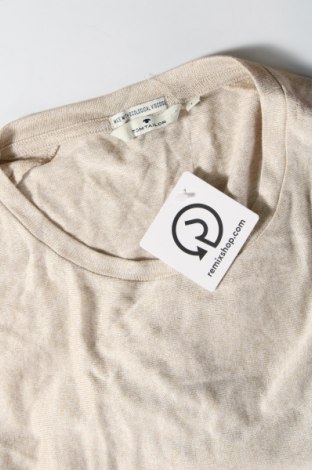 Γυναικεία μπλούζα Tom Tailor, Μέγεθος L, Χρώμα  Μπέζ, Τιμή 4,42 €