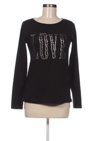 Γυναικεία μπλούζα Tom Tailor, Μέγεθος S, Χρώμα Μαύρο, Τιμή 7,94 €