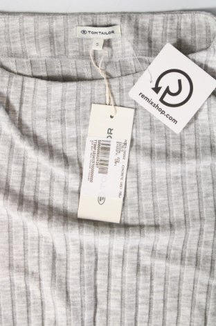 Γυναικεία μπλούζα Tom Tailor, Μέγεθος S, Χρώμα Γκρί, Τιμή 11,91 €