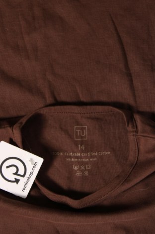 Γυναικεία μπλούζα Tu, Μέγεθος L, Χρώμα Καφέ, Τιμή 4,11 €