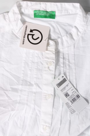 Γυναικεία μπλούζα United Colors Of Benetton, Μέγεθος L, Χρώμα Λευκό, Τιμή 39,69 €