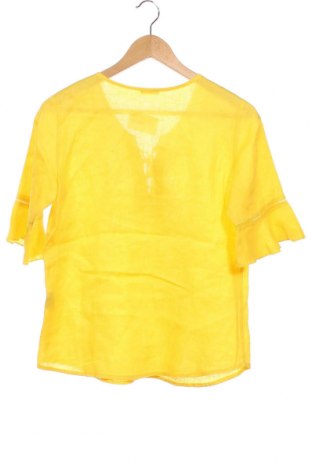 Γυναικεία μπλούζα United Colors Of Benetton, Μέγεθος XS, Χρώμα Κίτρινο, Τιμή 8,70 €