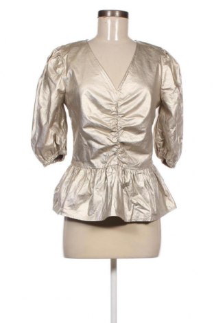 Дамска блуза Vero Moda, Размер M, Цвят Златист, Цена 19,99 лв.