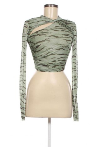 Дамска блуза Zara, Размер S, Цвят Зелен, Цена 18,60 лв.
