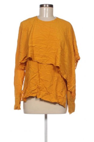 Дамска блуза Zara, Размер L, Цвят Жълт, Цена 12,40 лв.