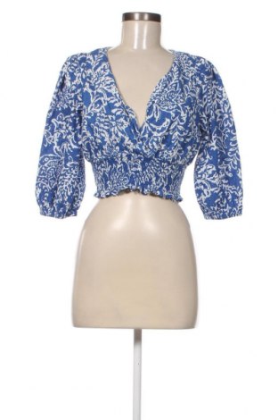Дамска блуза Zara, Размер S, Цвят Син, Цена 16,20 лв.