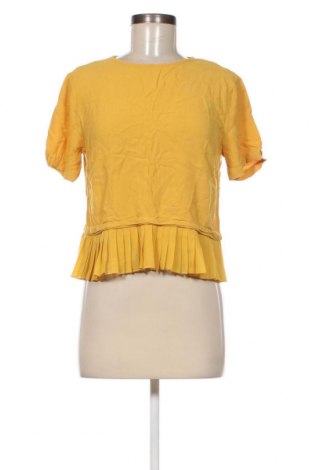 Γυναικεία μπλούζα Zara, Μέγεθος L, Χρώμα Κίτρινο, Τιμή 4,19 €
