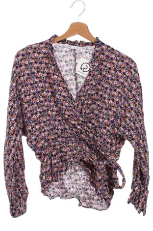 Дамска блуза Zara, Размер XS, Цвят Многоцветен, Цена 8,21 лв.