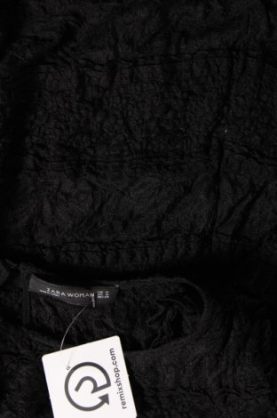 Дамска блуза Zara, Размер M, Цвят Черен, Цена 8,10 лв.