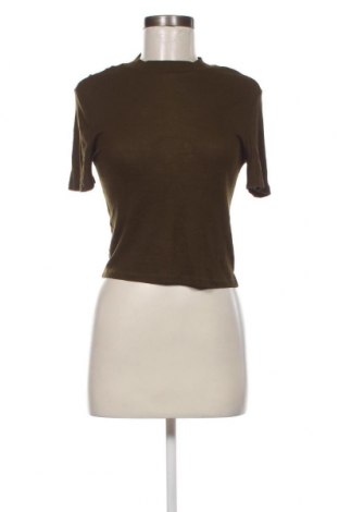 Дамска блуза Zara, Размер M, Цвят Зелен, Цена 5,80 лв.